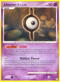 Unown I, Mysterious Treasures 37