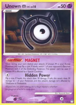 Unown M, Mysterious Treasures 66