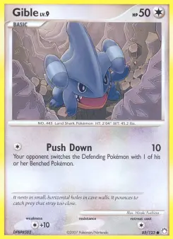Gible, Mysterious Treasures 85