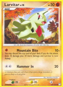 Larvitar, Mysterious Treasures 87