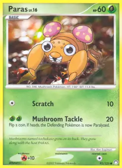 Paras, Mysterious Treasures 92