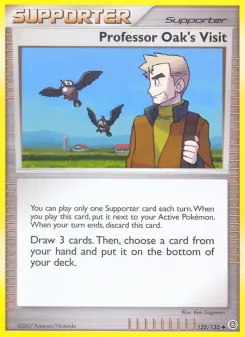 Professor Oak's Visit, Secret Wonders 122