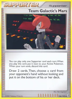 Team Galactic's Mars, Secret Wonders 126
