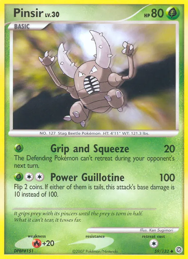 Pinsir, Secret Wonders 59