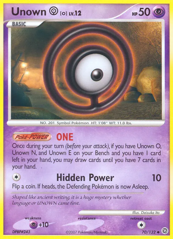 Unown O, Secret Wonders 70