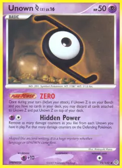Unown Z, Secret Wonders 72