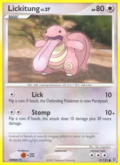 Lickitung, Secret Wonders 91