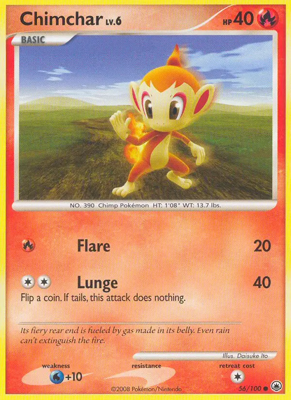 Chimchar, Majestic Dawn 56