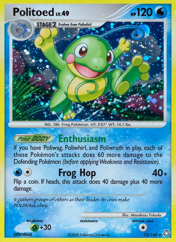 Politoed, Legends Awakened 12