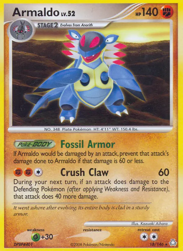Armaldo, Legends Awakened 18