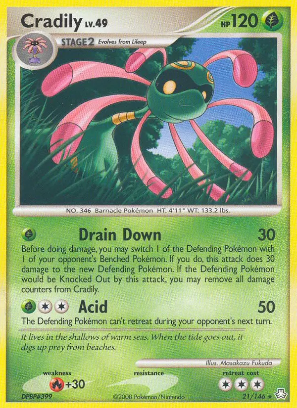 Cradily, Legends Awakened 21