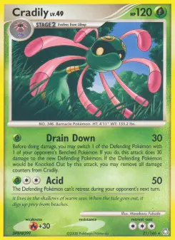 Cradily, Legends Awakened 21