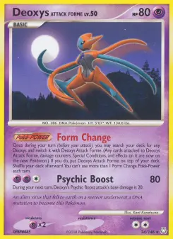 Deoxys Forme Attaque, Éveil des Légendes 24