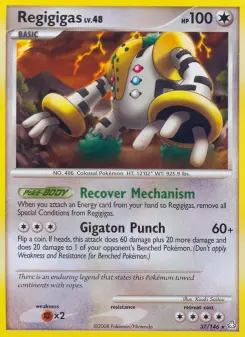 Regigigas, Legends Awakened 37