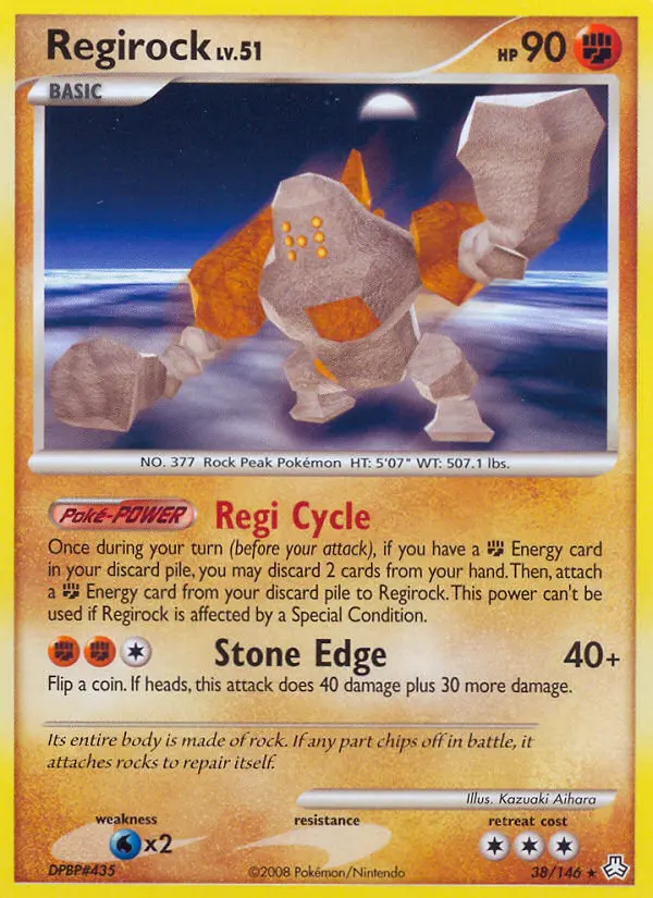 Regirock, Legends Awakened 38