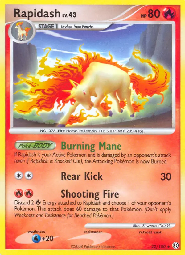 Rapidash, Stormfront 22