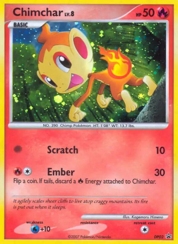 Chimchar, DP Black Star Promos DP02