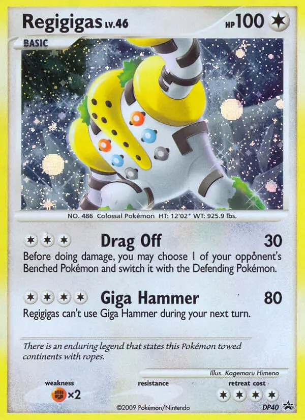 Regigigas, DP Black Star Promos DP40