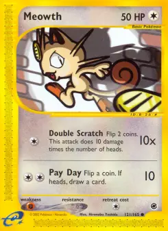 Meowth, Expedition Base Set 121