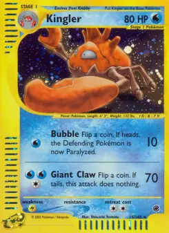 Kingler, Expedition Base Set 15