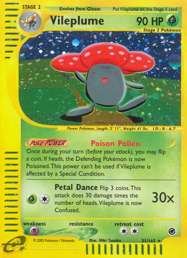 Vileplume, Expedition Base Set 31