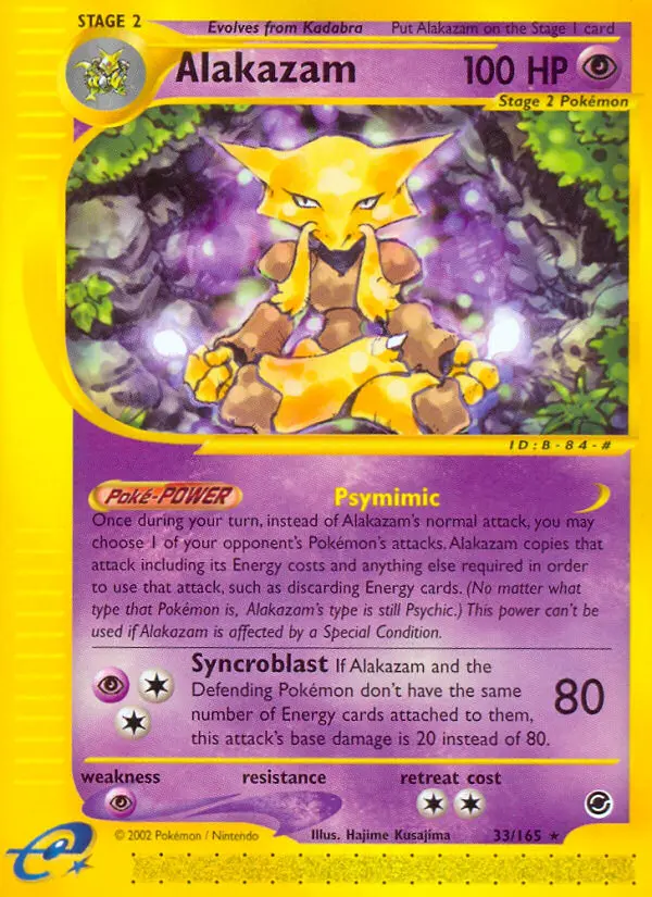 Alakazam, Expedition Base Set 33