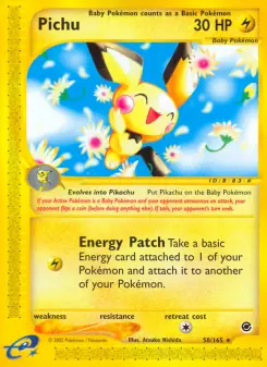Pichu, Expedition Base Set 58