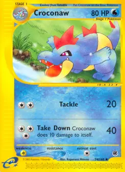 Croconaw, Expedition Base Set 74