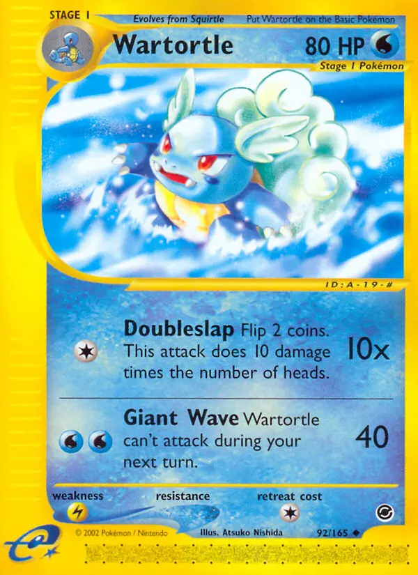 Wartortle, Expedition Base Set 92