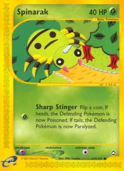 Spinarak, Aquapolis 111