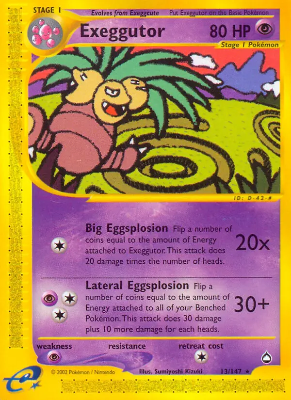 Exeggutor, Aquapolis 13