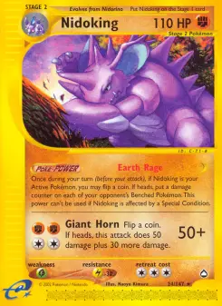 Nidoking, Aquapolis 24