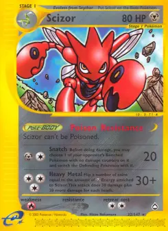 Scizor, Aquapolis 32