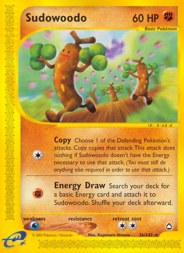 Sudowoodo, Aquapolis 36