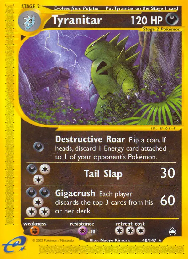 Tyranitar, Aquapolis 40