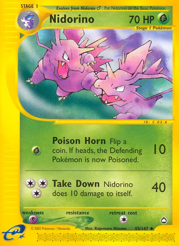 Nidorino, Aquapolis 55