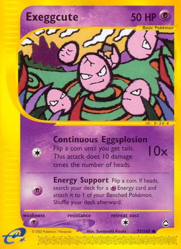 Exeggcute, Aquapolis 77