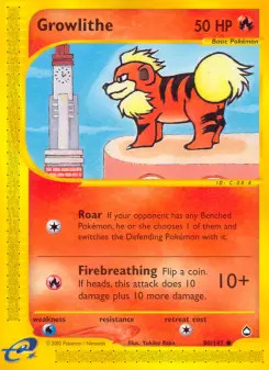 Growlithe, Aquapolis 80