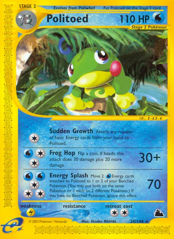 Politoed, Skyridge 25
