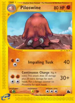 Piloswine, Skyridge 43