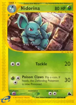 Nidorina, Skyridge 83