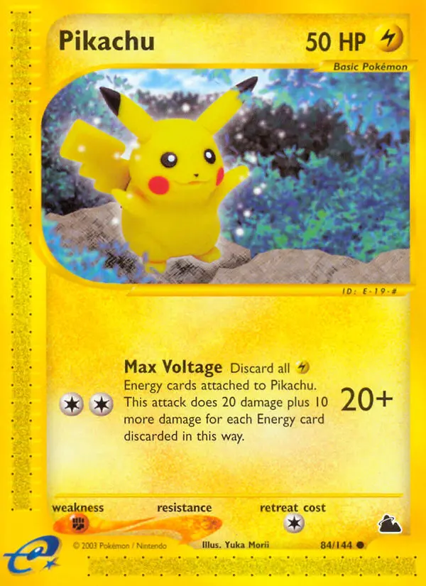 Pikachu, Skyridge 84