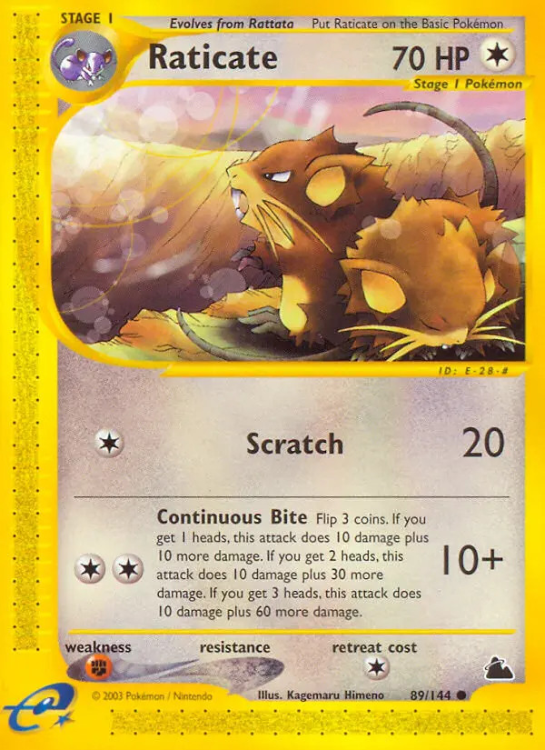 Raticate, Skyridge 89