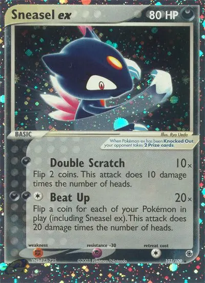 Sneasel ex, Ruby & Sapphire 103
