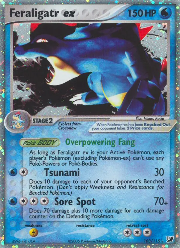 Feraligatr ex, Unseen Forces 103