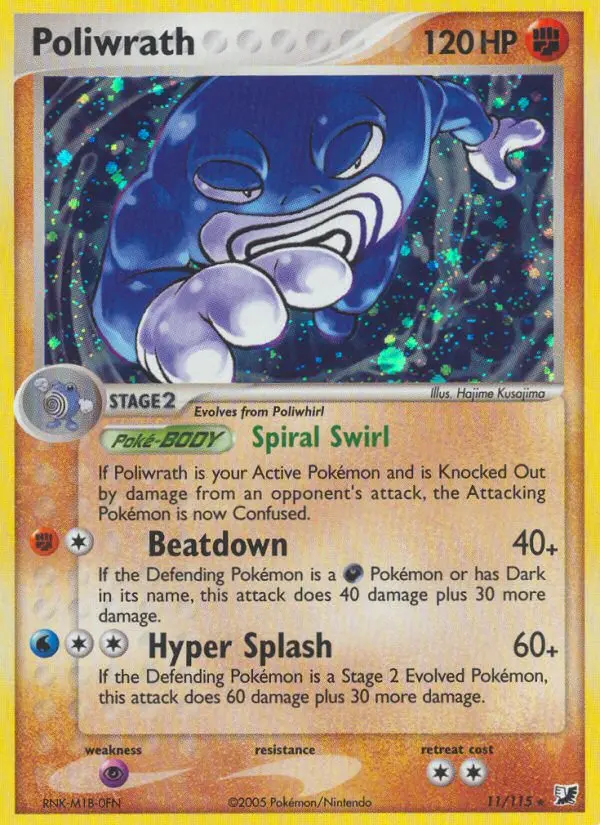 Poliwrath, Unseen Forces 11