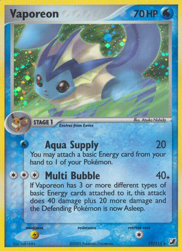 Vaporeon, Unseen Forces 19