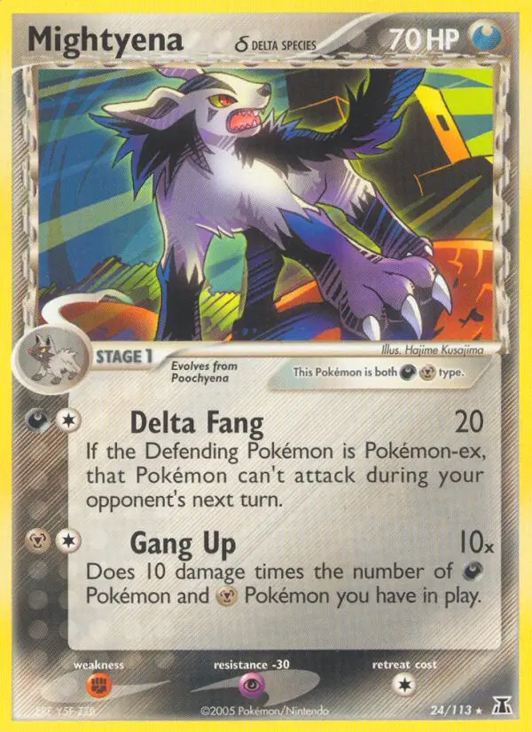 Mightyena δ, Delta Species 24
