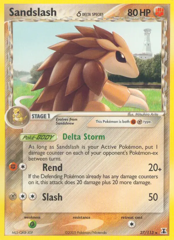 Sandslash δ, Delta Species 27