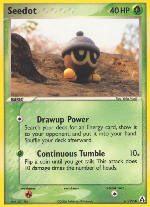Seedot, Legend Maker 61